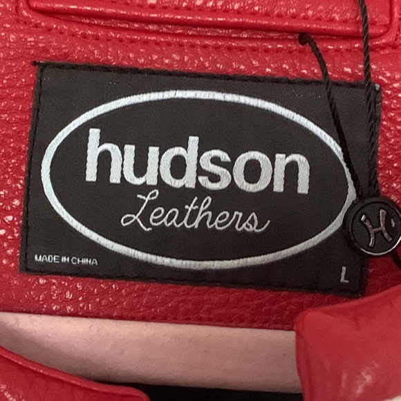 Hudson Leather Skeleton Motorcycle Men’s Leather Jacket - Picture 6 of 16